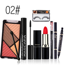 Load image into Gallery viewer, LULAA 7Pcs Daily Use Cosmetics Makeup Sets Make Up Cosmetics Gift Set Tool Kit Makeup Gift