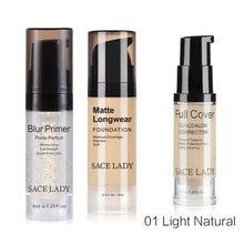 Load image into Gallery viewer, SACE LADY Professional Makeup Set Face Base Primer + Matte Foundation + Concealer Full Cover Make Up Oil-control Cosmetic