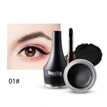 Load image into Gallery viewer, Eyeliner Cream With Brush Eye Makeup Waterproof Multifunctional Natural Eyeliner Eyeshadow  Gel Cream Eye Make Up