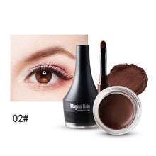 Load image into Gallery viewer, Eyeliner Cream With Brush Eye Makeup Waterproof Multifunctional Natural Eyeliner Eyeshadow  Gel Cream Eye Make Up