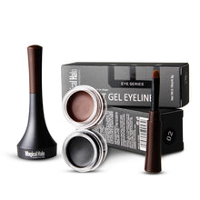 Load image into Gallery viewer, Eyeliner Cream With Brush Eye Makeup Waterproof Multifunctional Natural Eyeliner Eyeshadow  Gel Cream Eye Make Up