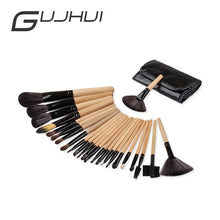 Load image into Gallery viewer, 1 set make up tool set 15 Color Face Makeup Cosmetic Concealer Palette $ Wood Handle Flat Angled Brush kit Makeup Sets
