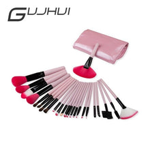 Load image into Gallery viewer, 1 set make up tool set 15 Color Face Makeup Cosmetic Concealer Palette $ Wood Handle Flat Angled Brush kit Makeup Sets